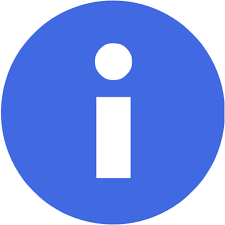 Royal blue info icon - Free royal blue ...